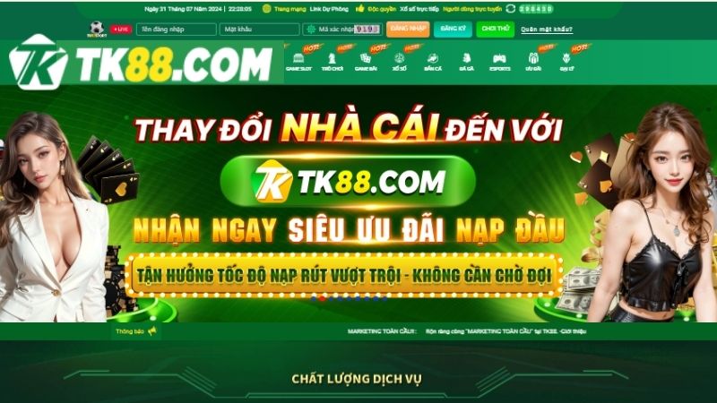 Nội dung của sự kiện thay đổi nhà cái đến với TK88 cực hấp dẫn