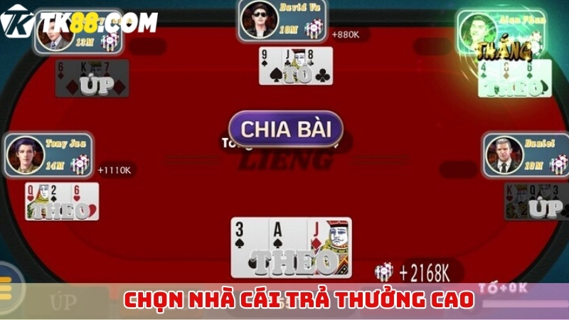 Chọn địa chỉ giải trí uy tín, trả thưởng cao